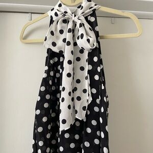 Alice+ Olivia Blouse with Bow. Size Medium